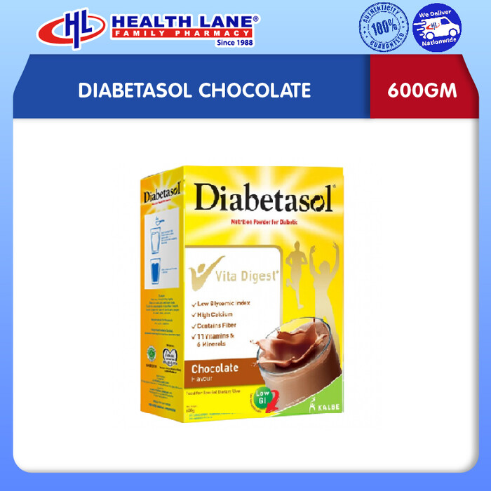 DIABETASOL COKLAT (600GM) 